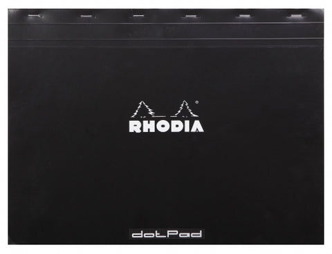 Rhodia No. 38 Black Dot Pad - (16 1/2 x 12 1/2)