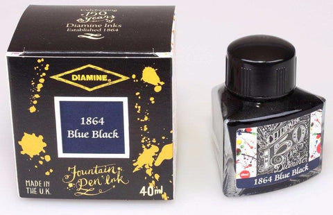 Diamine 150th Anniversary Ink 1864 Blue Black
