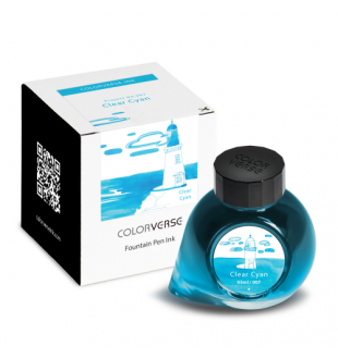 Colorverse Project Series No 007 Clear Cyan - 65 mL Bottled Ink
