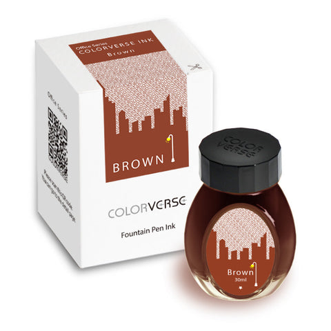 Colorverse Office Series - Brown (30 mL Bottled Ink)