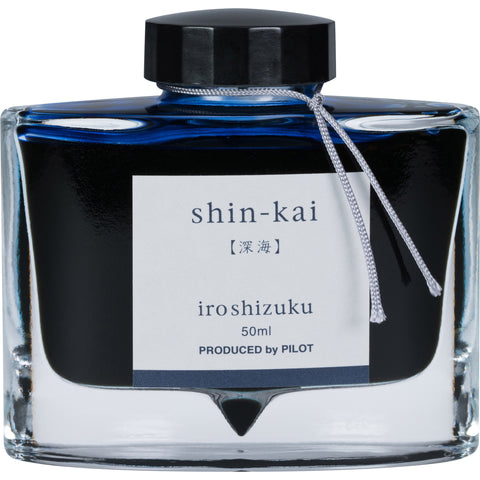Pilot Iroshizuku Shin-Kai (Deep Sea Blue-Black) 50ml Bottled Ink