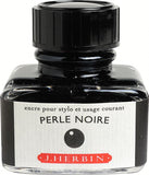J. Herbin Perle Noire (Black) Fountain Pen Ink (30ml Bottle)