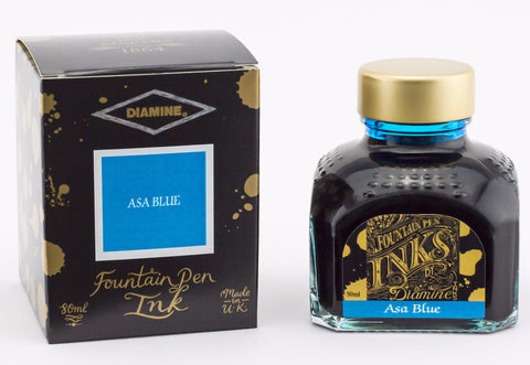 Diamine Asa Blue - Bottled Fountain Pen Ink