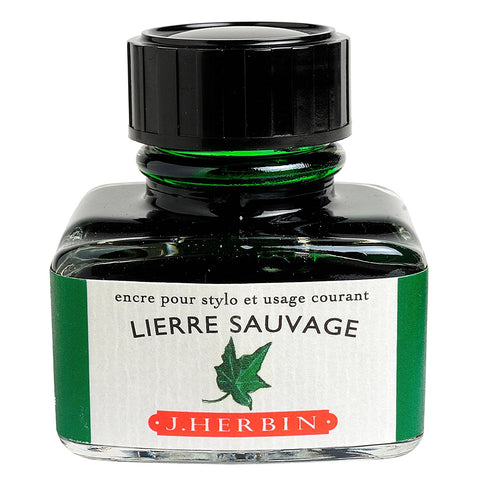 J. Herbin Lierre Sauvage (Wild Ivy) Fountain Pen Ink (30ml Bottle)