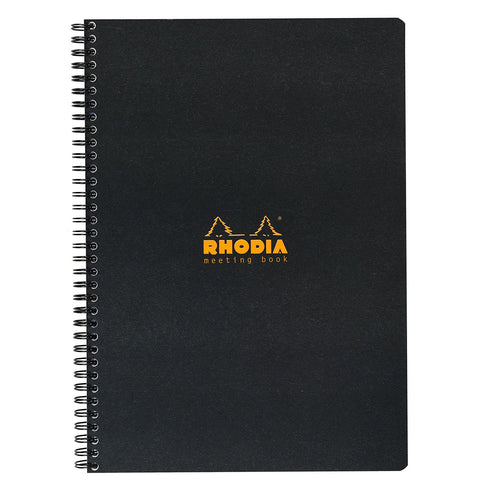 Rhodia Meeting Book A5 (6.5 x 8.25) Black