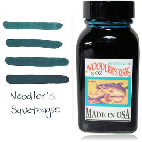 Noodler's Ink Bluerase Waterase - 4.5 oz Bottled Ink (With Charlie Pen –  Lemur Ink