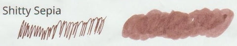 Straits Pen Honest Ink - Shitty Sepia (30 mL Bottled Ink)