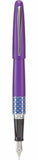 Pilot MR Metropolitan Fountain Pen - Retro Pop - Purple / Ellipse - Lemur Ink