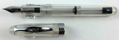 Noodler's Ahab Fountain Pen - Flex Nib - Clear Demonstrator