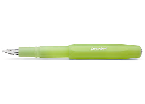 Kaweco Frosted Sport Fountain Pen - Fine Lime