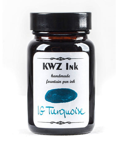 KWZ Iron Gall Turquoise (60 mL Bottled Ink)