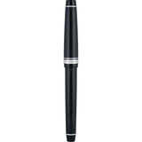 Pilot Justus 95 Fountain Pen - Black and Rhodium