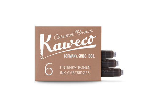 Kaweco Caramel Brown Ink Cartridges (6)