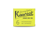 Kaweco Glowing Yellow Ink Cartridges (6)