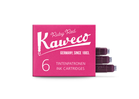 Kaweco Ruby Red Ink Cartridges (6)