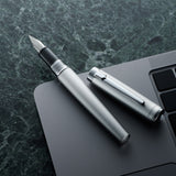 Platinum Procyon Luster Fountain Pen - Satin Silver