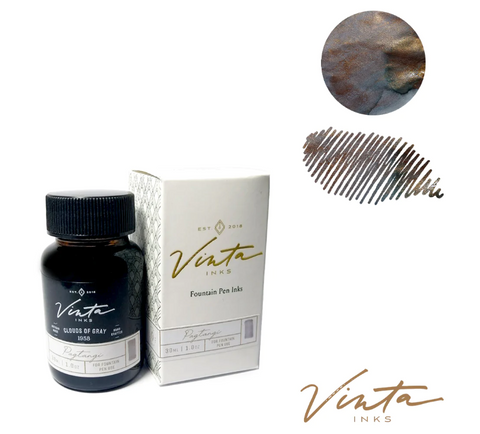 Vinta Inks Clouds of Gray [Pagtangi 1958] - 30mL Bottled Ink