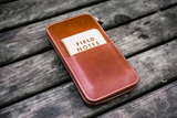Galen Leather Zippered Hobonichi Weeks Cover - Brown