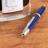 Pilot Vanishing Point Fountain Pen - Blue/Rhodium