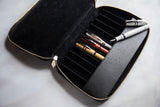Visconti VSCT Leather 12 Pen Case - Black