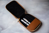 Visconti VSCT Leather 6 Pen Case - Blue