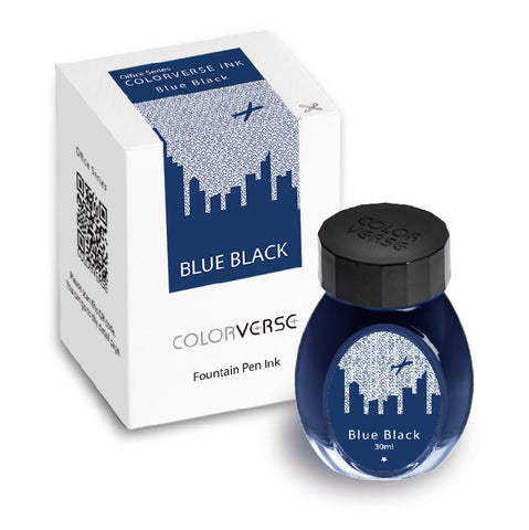 Colorverse Office Series - Blue-Black (30 mL Bottled Ink)