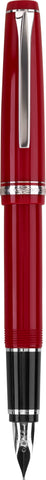 Pilot Falcon Fountain Pen - Red/Rhodium