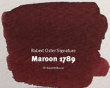 Robert Oster Maroon 1789 Ink (50ml Bottle)