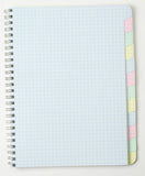 Clairefontaine Wirebound Graph Multi-Subject Notebook (6.5 x 8.75")