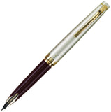 Pilot E95S Fountain Pen - Burgundy & Ivory